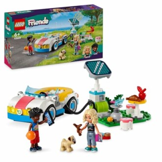 LEGO Friends Elektrische auto en oplaadpunt