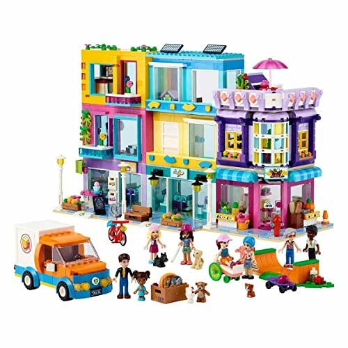 Lego Friends winkelcentrum met poppetjes en voertuigen