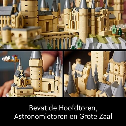 Lego model van het kasteel van Hogwarts