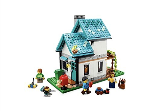 Lego huis met poppetjes en accessoires