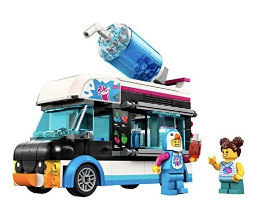 Lego ijswagen met minifiguren en accessoires