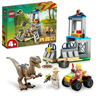 LEGO Jurassic Park Velociraptor ontsnapping