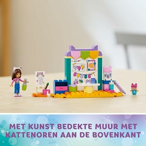 Lego speelset met kunst en kattenoren