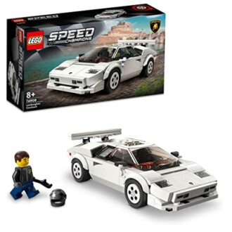 LEGO set van Lamborghini Countach met minifiguur