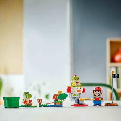 Lego speelset met Mario en Yoshi figuren