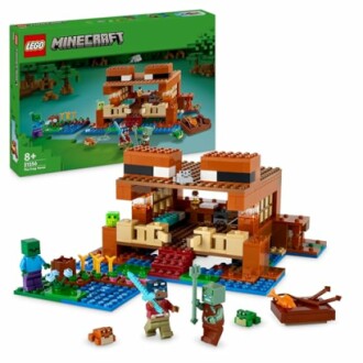 LEGO Minecraft vos lodge bouwset met figuren en accessoires.