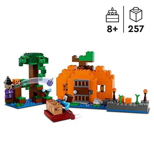 LEGO Minecraft De pompoenboerderij Set