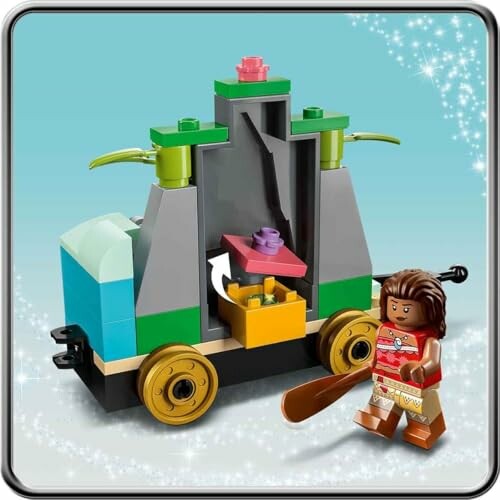 Lego set met Moana en boot