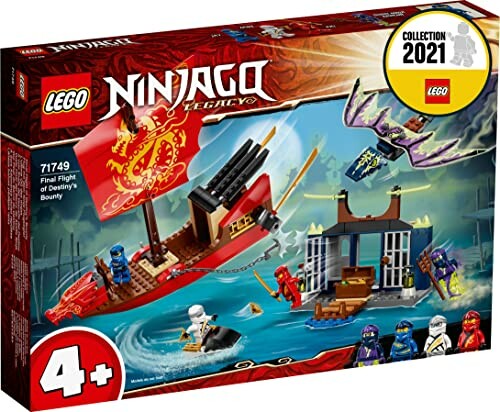 LEGO Ninjago doos met schip en figuren