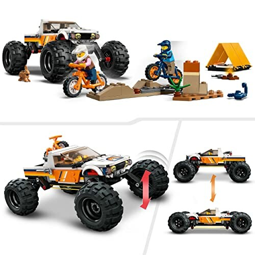 LEGO off-road avontuurset met voertuigen en kamp