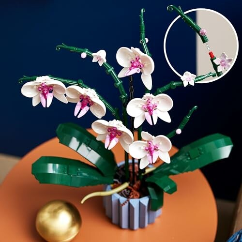 Lego orchidee bloemstuk