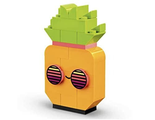 Lego ananas figuur met zonnebril