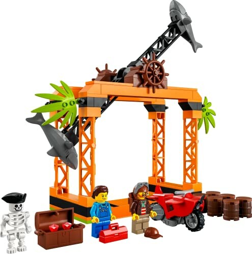 LEGO piratenset met skelet, figuren en motor