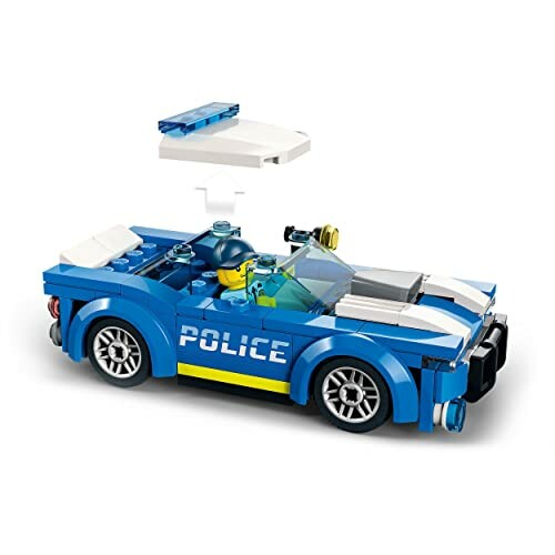 LEGO politieauto met minifiguur en afneembaar dak