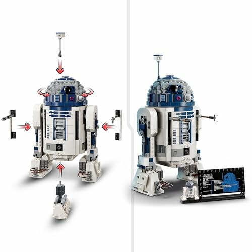 LEGO-model van R2-D2 met accessoires