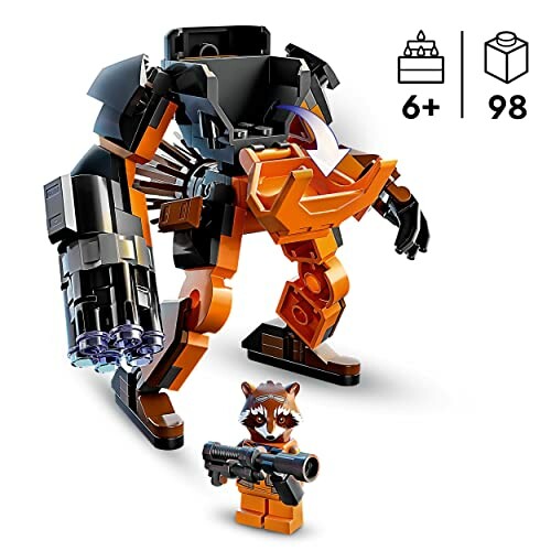 LEGO-set met wasbeerfiguur en robot