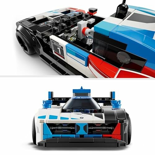 Lego raceauto met kleurrijk ontwerp