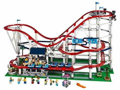 Lego achtbaan set met minifiguren en accessoires