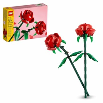 LEGO rozen set met twee rode bloemen