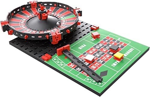 Lego-set van een roulette-spel