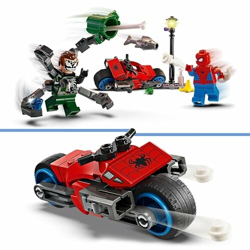 LEGO Spider-Man set met motor en actiefiguren