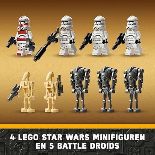 Lego Star Wars minifiguren en battle droids