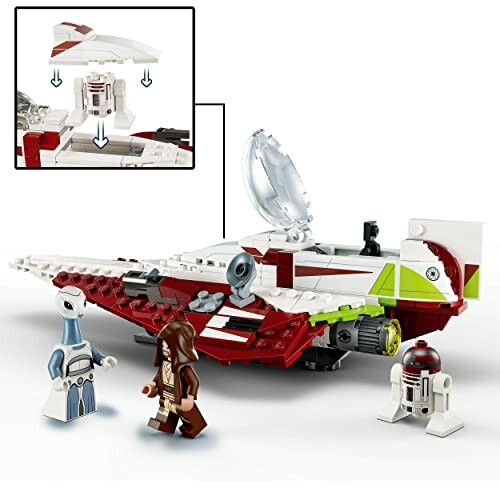 LEGO Starfighter met minifiguren