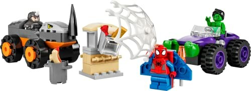 LEGO Marvel Spidey Hulk vs. Rhino Truck Duel