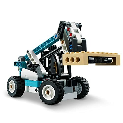 Lego Technic model van een vorkheftruck.