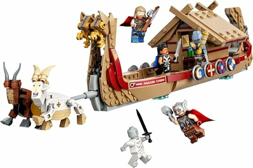 LEGO speelgoedset met Viking-schip en figuren