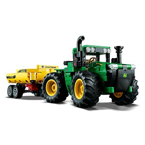 Lego-tractor met aanhanger