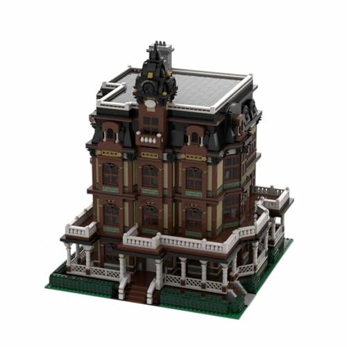 LEGO-model van een victoriaans huis