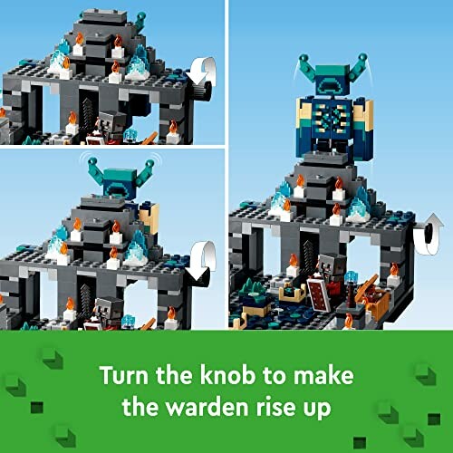 LEGO set met warden figuur en opbouw instructies