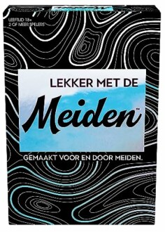 Gezelschapsspeldoos met tekst 'Lekker met de Meiden'