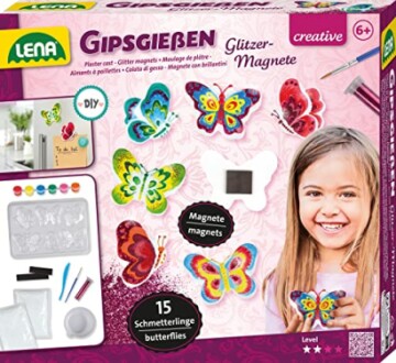 Lena Gipsgietset voor Vlindermagneten