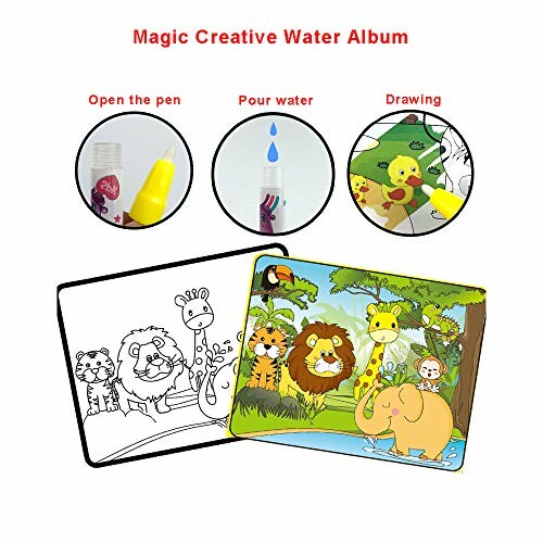 Magisch creatief wateralbum voor kinderen