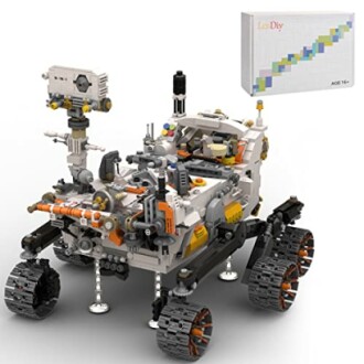 Bouwpakket van Mars-rover speelgoed.