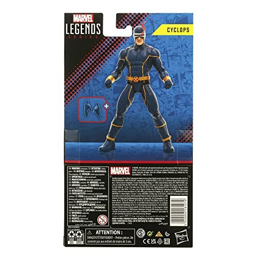 Actiefiguur van Cyclops uit de Marvel Legends-serie in verpakking