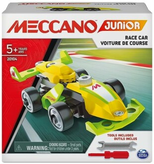 Meccano Junior raceauto bouwpakket voor kinderen