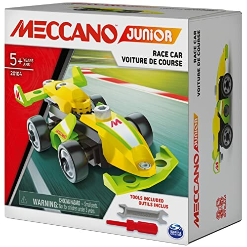 Meccano Junior raceauto bouwset voor kinderen