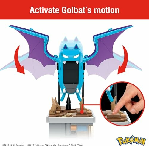 Mega Golbat speelgoed met bewegingsfunctie