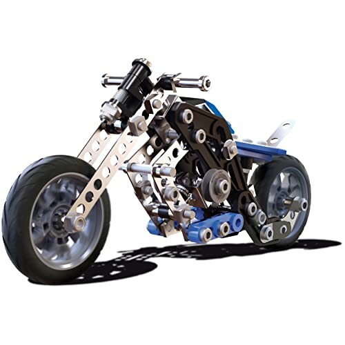 Metalen motorfiets model kit speelgoed