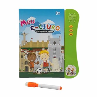 Interactief kinderboek in het Portugees en Engels.