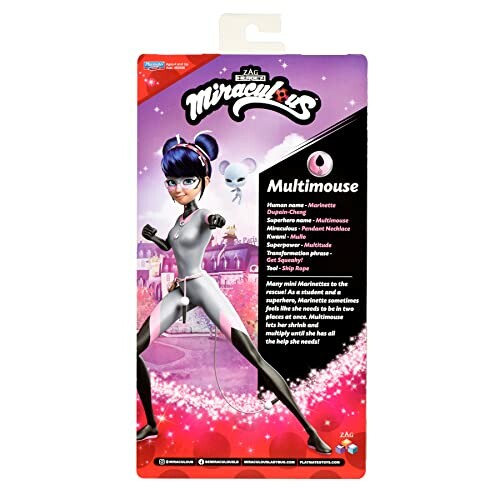 Verpakking van Multimouse actiefiguur uit Miraculous Ladybug serie.