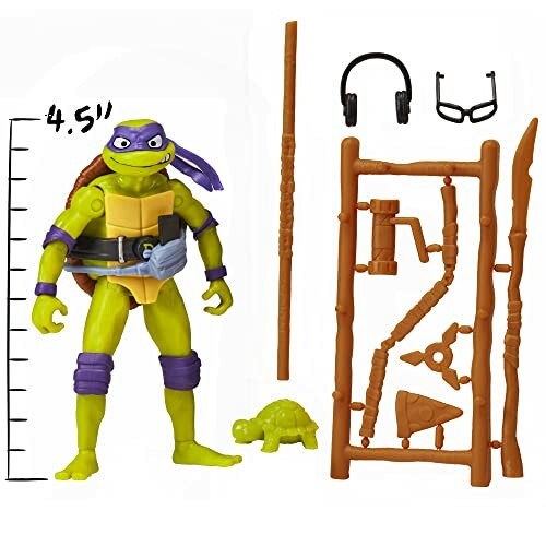 Ninja schildpad actiefiguur met accessoires en meetlat