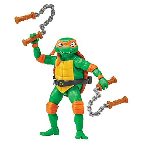 Ninja Turtle actiefiguur met nunchaku