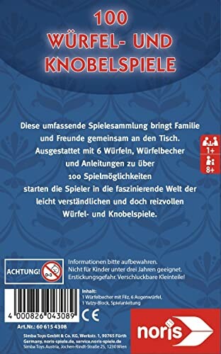 100 Würfel- und Knobelspiele