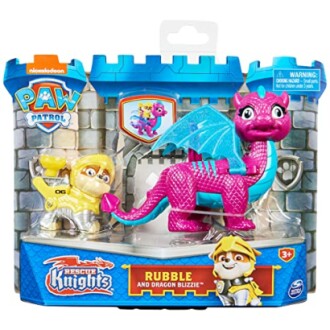 PAW Patrol Rescue Knights - Rubble en Draak Blizzie