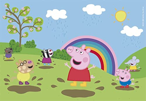 Clementoni Peppa Pig Puzzel 2X60 Stukjes