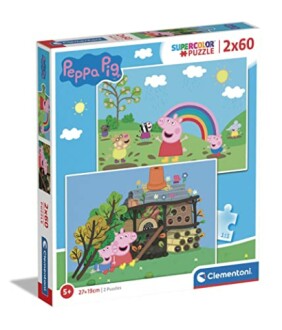 Peppa Pig puzzelset met twee ontwerpen